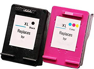 Set 2x Alternativ Tintenpatrone für HP 302XL für HP DeskJet 1110 1112 2100 2130 2132 2134 2136 3630 Series Envy 4510 4511 4512 4516 4520 Series Officejet 3830 4650 5200 5220 5230 5232 Series von ABC