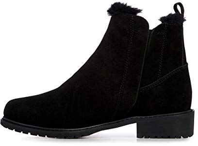 EMU Australia Women's Pioneer Wool Ankle Boot, Waterproof, Black, Size 39