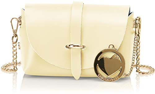 Chicca Borse Cbc7700tar, Borsa a Spalla Donna, Giallo (Limone), 9x11x18 cm (W x H x L)