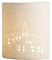 GILDE Deko Lampe Tischleuchte - Motiv: Kirche - aus Porzellan weiß - Fassung E 14, max 40 Watt - Höhe 20 cm