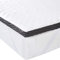Amazon Basics Memoryschaum Matratzenauflage mit Bändern,140 x 190 cm, 4 cm Höhe, weiß