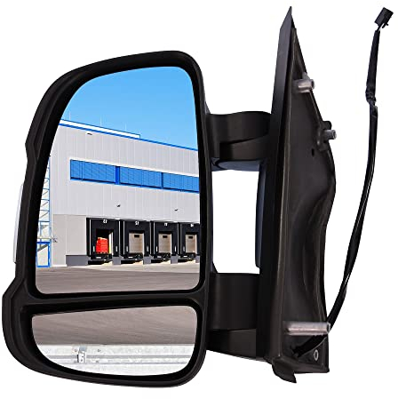 BESTPRICE 1x Elektrischer Außenspiegel links beheizbar mit Blinklicht Seitenspiegel konvex Kompatibel mit CITROËN JUMPER Bus, JUMPER Kasten, JUMPER Pritsche, FIAT DUCATO Bus (250_), DUCATO Kasten (250