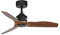 Faro Barcelona 33425 - Just Fan Ventilateur de Plafond Noir/Bois 91cm
