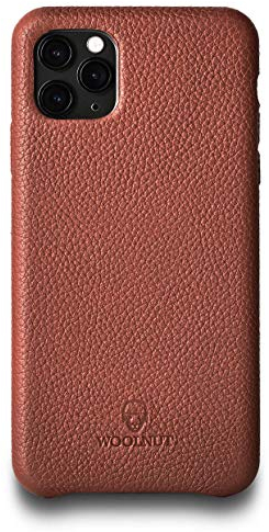 Woolnut Leder Hülle Case für iPhone 11 Pro Max - Cognac