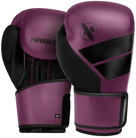 Hayabusa S4 Boxing Gloves for Men and Women - Wine, 14 oz