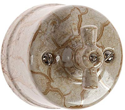 Interruptor de antiguos porcelana interruptores de luz vintage rotativo 10A 240V