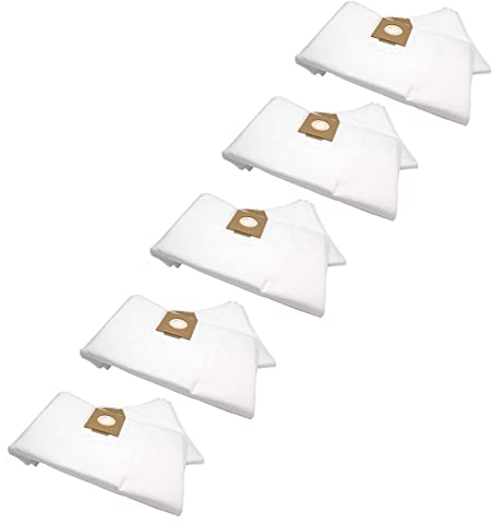 vhbw 50x sacchetti compatibile con Festo/Festool Cleantec CTL 26 E, CTL 26 E AC, CTL 26 SD E/A, CTL 36 AC, CTL 36 E aspirapolvere - in microfibra