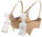 iLoveSIA Hands-Free Pumping Bra – Adjustable, Comfortable Nursing & Breastfeeding Bra, Soft Support for Multitasking Moms, Perfect for Pumping & Nursing Beige M Size