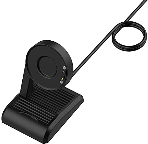 AWADUO 1m Black USB Charging Cable Dock for Ticwatch Pro 3, E3, 3 LTE