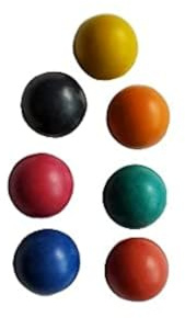 Crabby Color Removable Rubber Tuning Balls (8 Pack) with Velvet Pouch