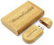 OXYEFEI Memoria USB,Nombres de Madera Personalizados Memoria USB de 64 GB,Memoria USB portátil,El USB y la Caja de Madera se Pueden Grabar- Adecuado para computadoras y automóviles, etc. (16GB)