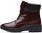 Clarks Calla Damen-Stiefel mit Reißverschluss, Burgunderroter Lack, 8 Wide