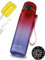 My Vesperbox Minny Botella infantil a prueba de fugas, con pajita o filtro, 350, 500 o 750 ml, ligera, de tritán, sin bisfenol A, para guardería y escuela, para beber (rojo, azul, 500 ml)