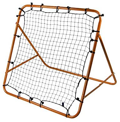 Bounce Back Net für Fielding Pitch Back Baseball/Softball Rebounder mit gewichteten Bällen |Wurf- und Wurfübungspartner |Pitchback-Trainer mit einstellbarem Winkel