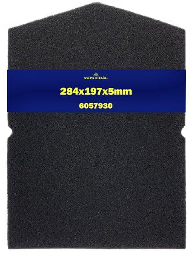 Filtre Seche Linge 6057930 pour Miele 284 x 197 x 5 mm Filtre Mousse de Seche Linge Pompe a Chaleur avec Garantie de 10 Ans - MONTERAL