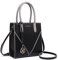 Miss Lulu Sac Portés Epaule pour Femme, Sac à Bandoulière, Sac à Main Moyen avec Bandoulière Amovible et Réglable, Similicuir