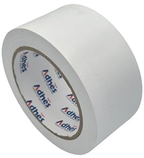 Amazinnov - Klebeband, 50 mm x 33 m, aus PVC, hochtemperaturbeständig, Farbe weiß