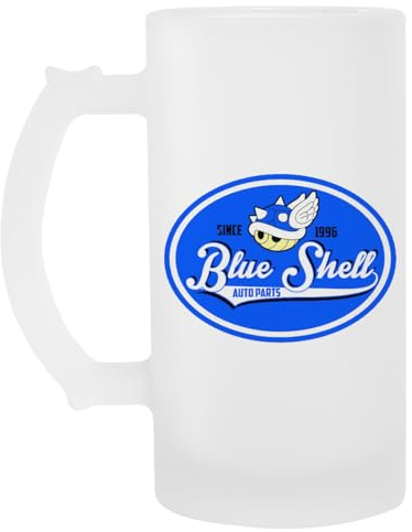 Générique Blue Shell Auto Parts Tasse À Bière Avec Poignée, Tasse À Boisson