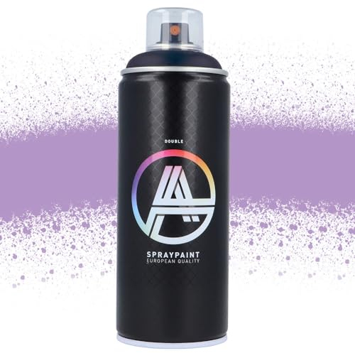 Double A Spraypaint Sprühdose 400ml Sprühfarbe Acryllack Sprühlack matt hochdeckend DIY Kunststoff Metall Möbel Deko (DA-276 Pantograff Violet)