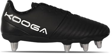 Kooga Kids Power SG Rugby Boots Junior Black/White 4