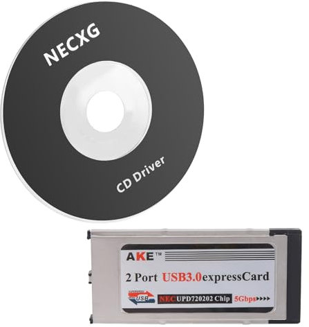 Orolotay Hoch Geschwindigkeits Dual 2 Port USB 3.0 Express Karte 34 Mm Platz Express Karte PCMCIA Konverter Adapter für Laptop