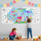 AUGSUN Ausmaltischdecke, Ostertischdecke zum Ausmalen Ostern Ausmaltischdecke 183 x 76 cm Ostern Tischdecke für Party Dekoration