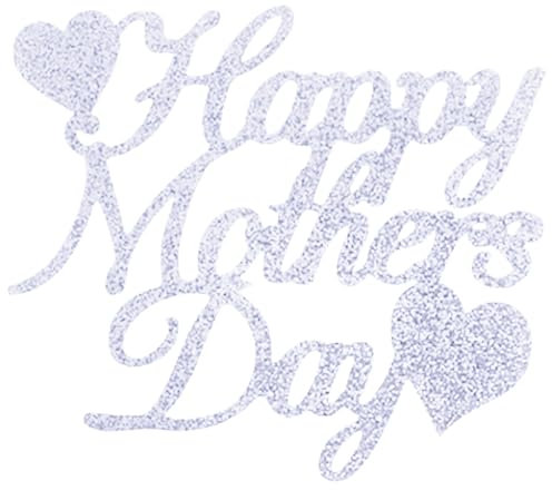 Tortendekoration zum Muttertag,Muttertag Kuchen Topper,Warme Herzform,Geeignet für Muttertagsgeschenke,Kuchen Dekoration (C)