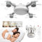 ytdzinoi Socket Fan Light Dimmable Drone Fan with Remote & Timing 3 Speed Wind Light Bulb Fan for E27 Base Screw in Ceiling Fans with 3 Color Mini Retractable Ceiling Fans for Bedroom, Kitchen