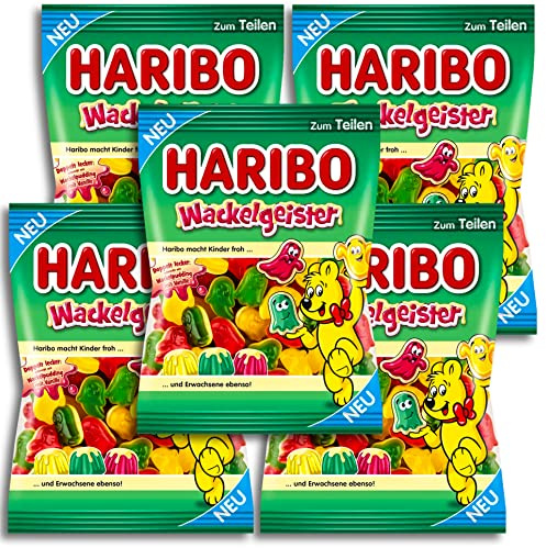 5 er Pack Haribo Wackelgeister 5 x 160g