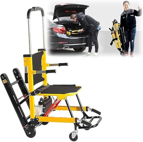Elektrischer Raupen Treppensteiger Elektrische Rollstühle zum Treppensteigen, Stuhl zum Treppensteigen, tragbarer Treppenlift für Behinderte und ältere Menschen A