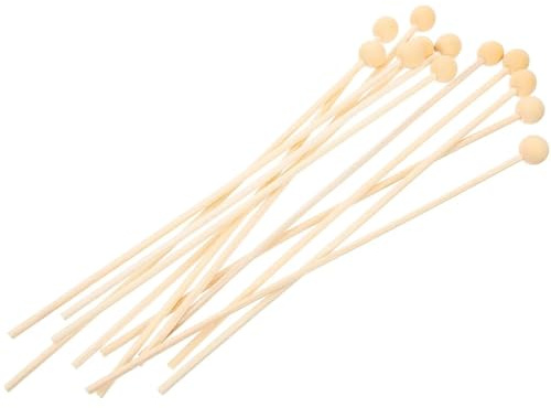 Duftstäbchen 50 Pcs Aromatherapie Rattan Diffusor Mini Ätherisches Öl Holz Refill Öle Diffusoren for Home Perlen Sticks