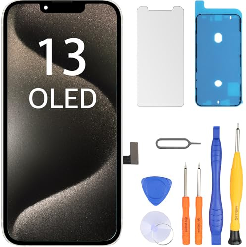 LL TRADER OLED-Bildschirm für iPhone 13 6,1 Ersatzbildschirm FHD Touchscreen 3D Touch Digitizer Montagerahmen und Reparatursets 2026