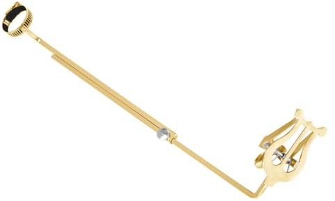 Toyvian Lyre Portable pour Flûte Traversière Support de Partition Clip Sécurisé Accessoire Léger pour Concerts et Musiciens