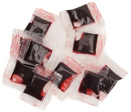 Thonlai Faux Sang 10 Sachets de 3 Ml Chacun, Sang de Scène avec