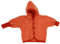 Cosilana Jäckchen mit Kapuze, Größe 50/56, Farbe Safran-Orange malange - Vertrieb nur durch Wollbody®