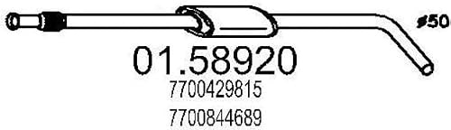 MTS Company 01.58920 Mittelschalldämpfer