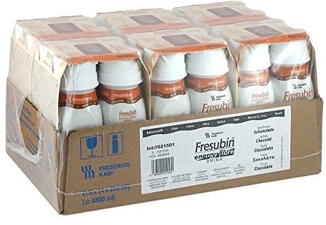 Fresenius Kabi Fresubin Energy Fibre Drink Schokolade Trinkflasche, 6 x 4 x 200 ml, 1er Pack (1 x 5,5 kg)