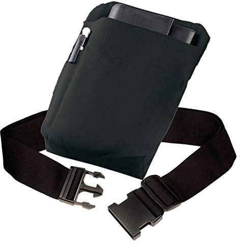 Schwarze Kellnertasche + Gürtel, unisex gürtel längenverstellbar, mit Klickverschluss