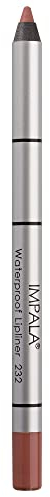 IMPALA | Wasserdichter Cremelippenstift in Blasses Nude 232 | Dauerhafter Lippenkonturenstift | Wasserdichter Lippenstift | Lang anhaltender Lippenkonturenstift | Volumeneffekt