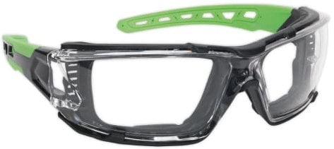 Sealey SSP68 Safety Spectacles with EVA Foam Lining - Clear Lens