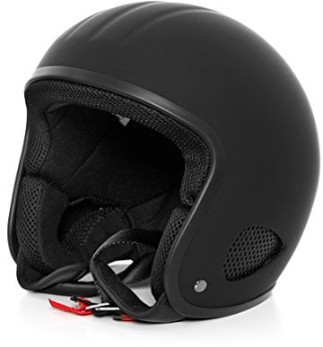 Bores Gensler Kult Jethelm, ECE 22.05, 2 in 1, Schwarz-Matt, Größe XS 52 cm (ECE) oder M2 56 cm (nicht geprüft)