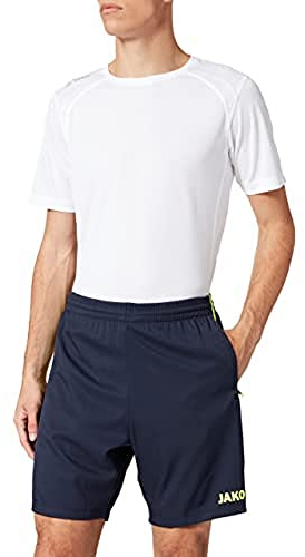 JAKO Herren Shorts Competition 2.0, Marine/Neongelb, L