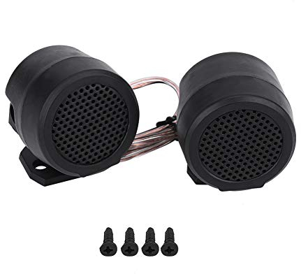 KIMISS Car Speaker, 2Pcs 12V 500W Car Round Super Power Speaker Tweeter Altoparlante (nero)