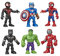 Playskool Heroes Marvel Super Hero Adventures 12,5 cm große Actionfiguren im 6er-Pack, inklusive Spider-Man und Hulk, ab 3 Jahren