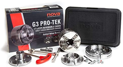 NOVA 48293 PREMIER PRO-TEK G3 CHUCK Bundle | 1 x 8tpi Direct Thread