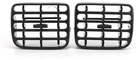 Rejilla de ventilación de coche Kuuleyn, 1 par de rejilla de salpicadero de coche ABS negra con marco de ventilación para RENAULT CLIO MK2 1998-2006