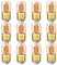Genixgreen Mini Röhren-LED-Lampe, 1 W T28 Edison LED-Glühlampe E27 Schraubfuß 2200K Super warmweiße Glühbirne für dekorative nicht dimmbare (Bernsteinglas) 12er-Pack…