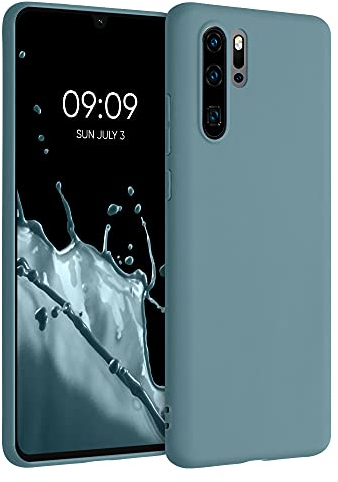 kwmobile Hülle kompatibel mit Huawei P30 Pro Hülle - weiches TPU Silikon Case - Cover geeignet für kabelloses Laden - Arctic Night