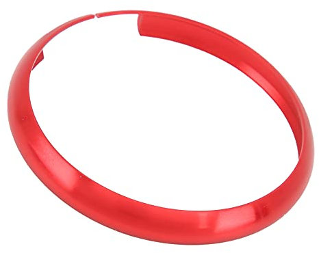 Couverture D'anneau de Porte-clés, Akozon Aluminium Intelligent Couverture de Garniture de Jante D'anneau de Porte-clés Remplacement pour MINI R55 R56 R57 R58 R59 R60(rouge)