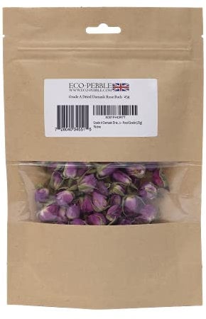 Grade A Damask Dried Rose Buds - Rose Tea - Edible Roses - Food Grade - 25g